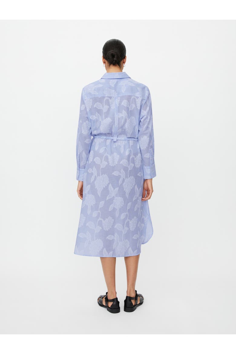 MaNivalina Floral Print Midi Shirt Dress