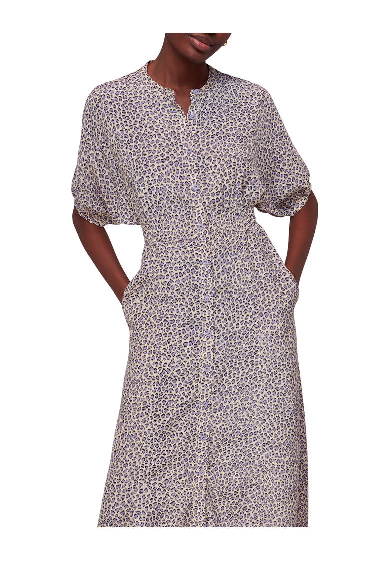 Dashed Leopard Midi Dress