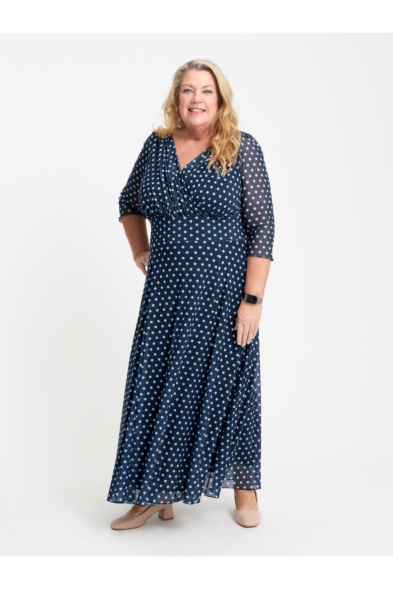 Curvy Petite Verity Print Maxi Gown