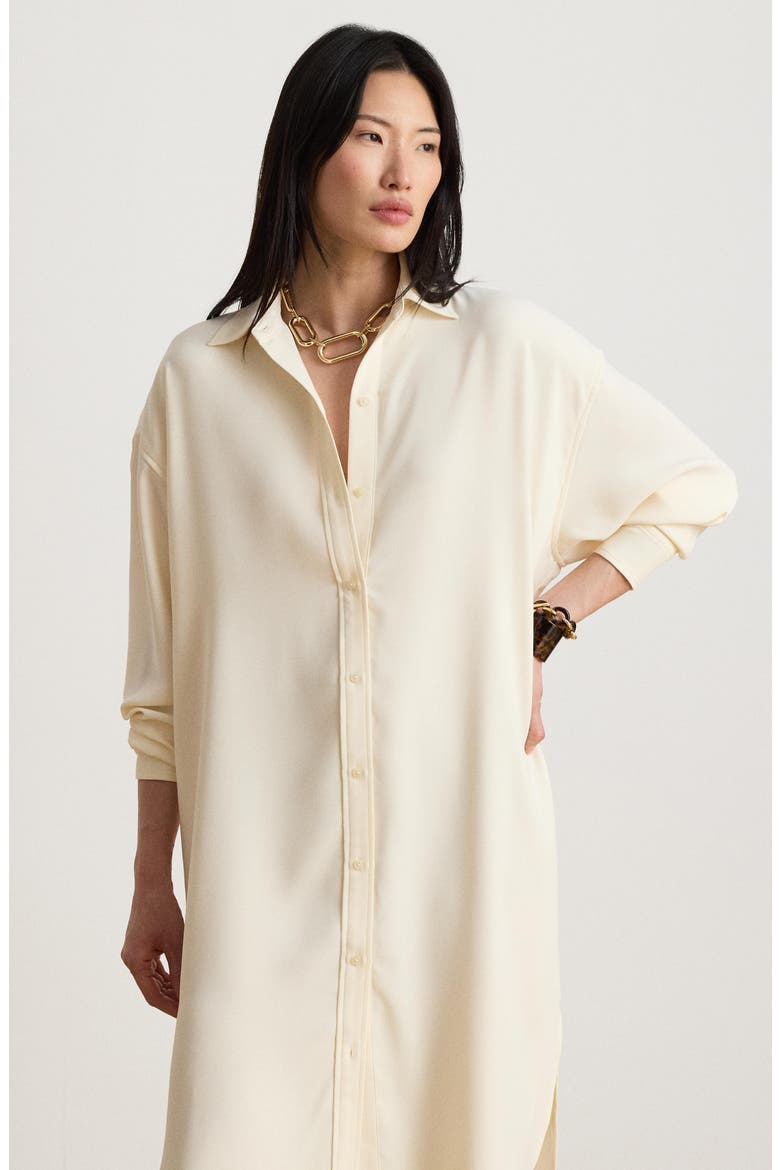 Georgette Midi Shirtdress