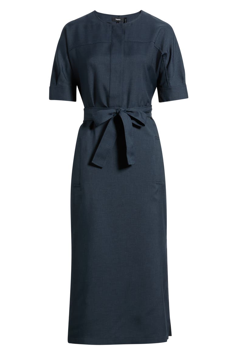City Midi Shirtdress