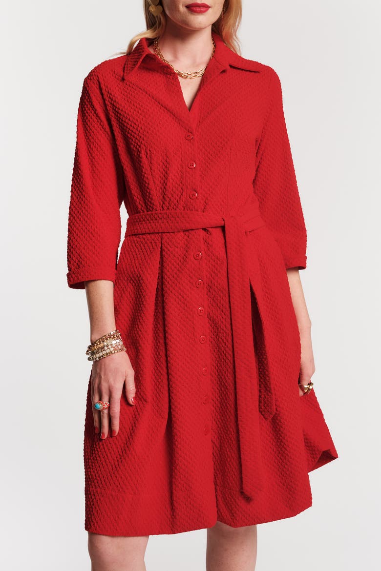 Bellini Dress Waffle Weave