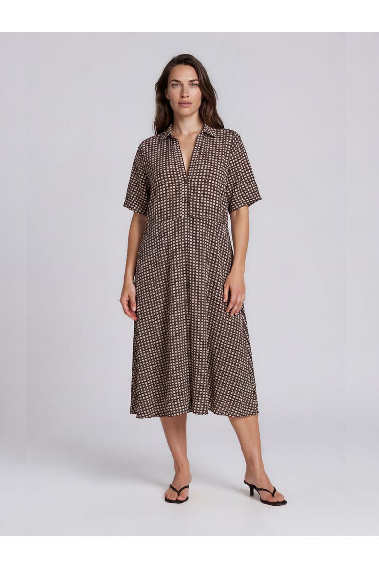 MaNaterinna Draped Shirt Midi Dress