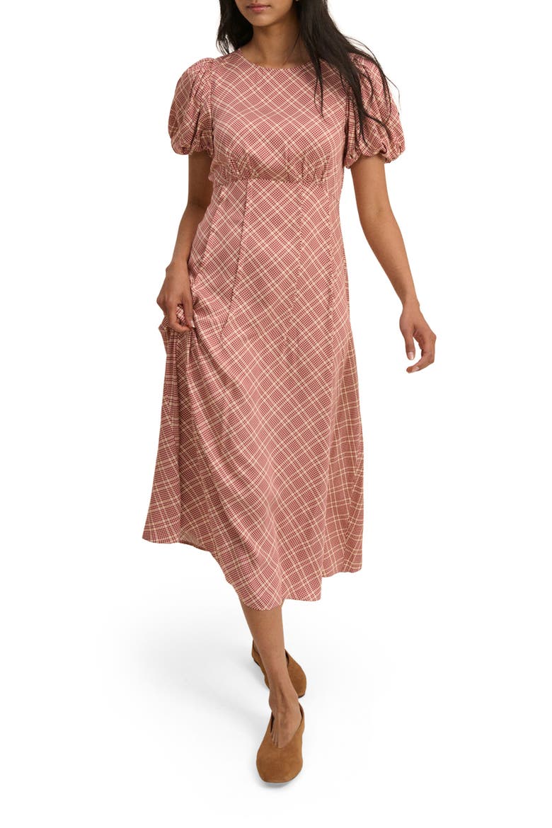 Quinn Puff Sleeve Midi Dress