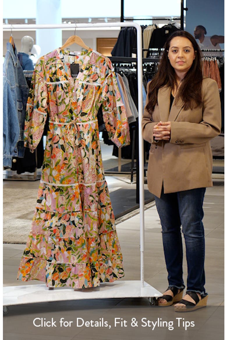 Gertie Floral Print Maxi Dress