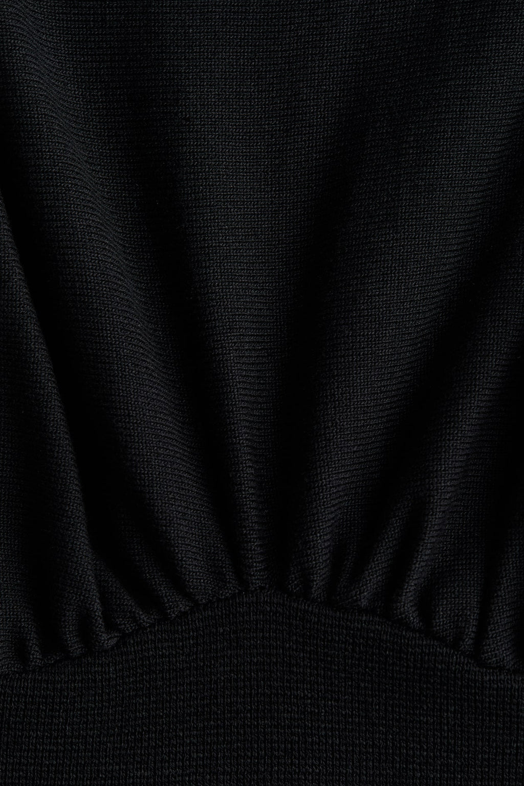 Gathered Mock Turtleneck Dress