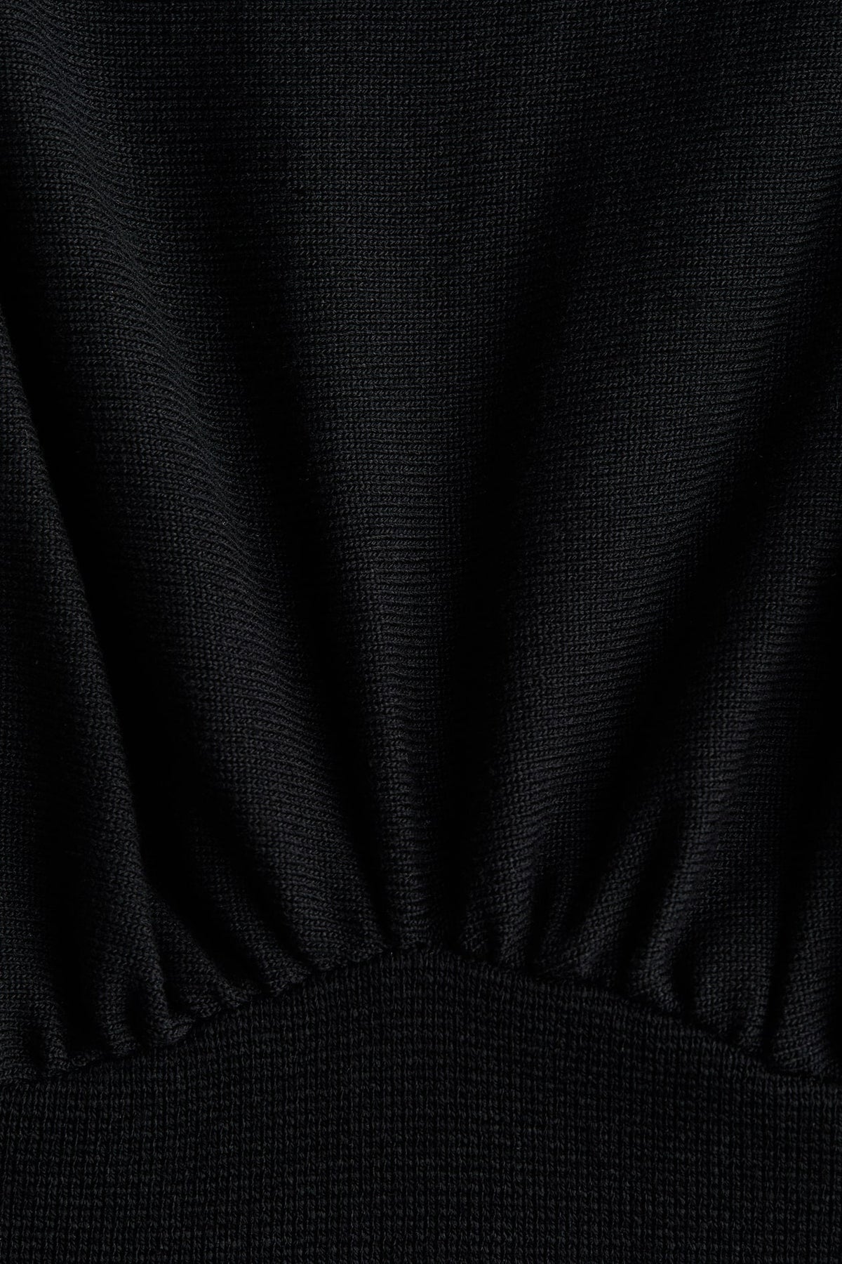 Gathered Mock Turtleneck Dress