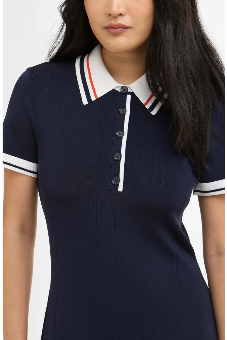 Hollington Knit Polo Minidress