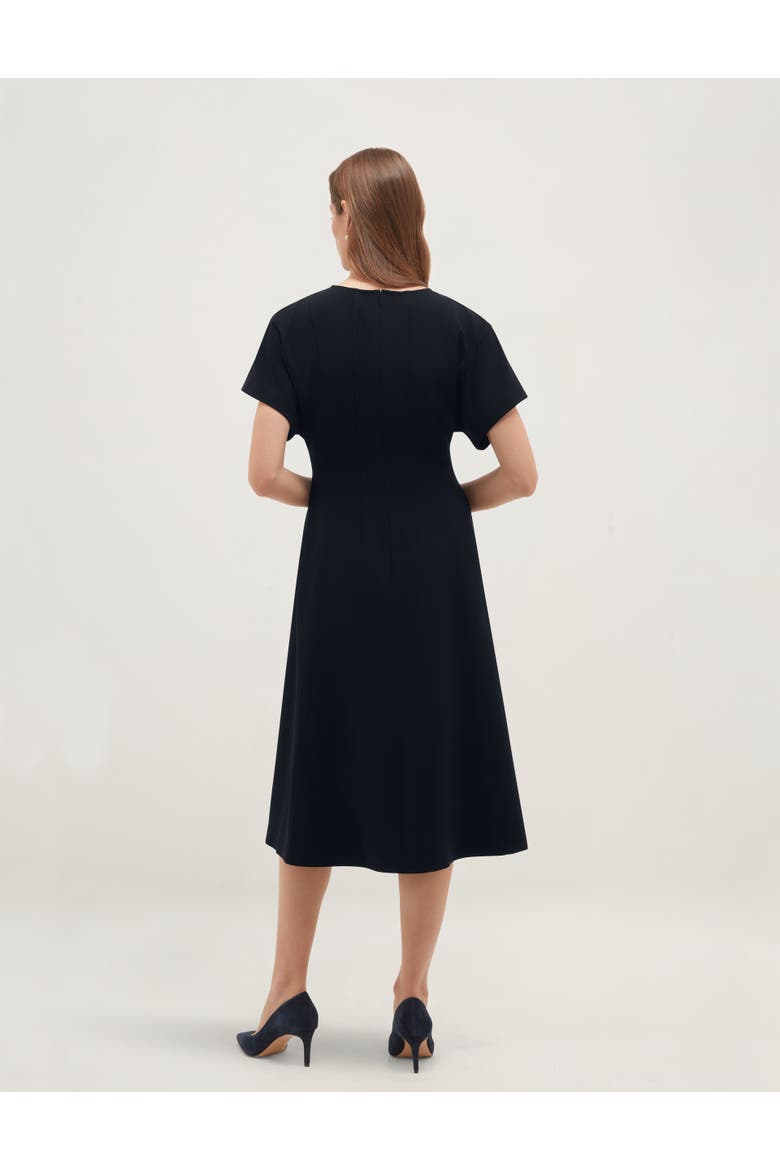Melina Tailored Seam Midi Dress