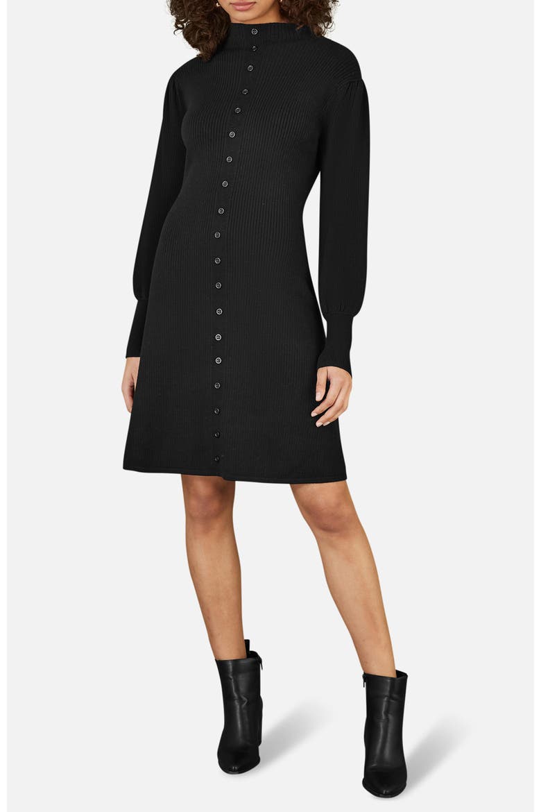 Knitted Button Up Midi Dress