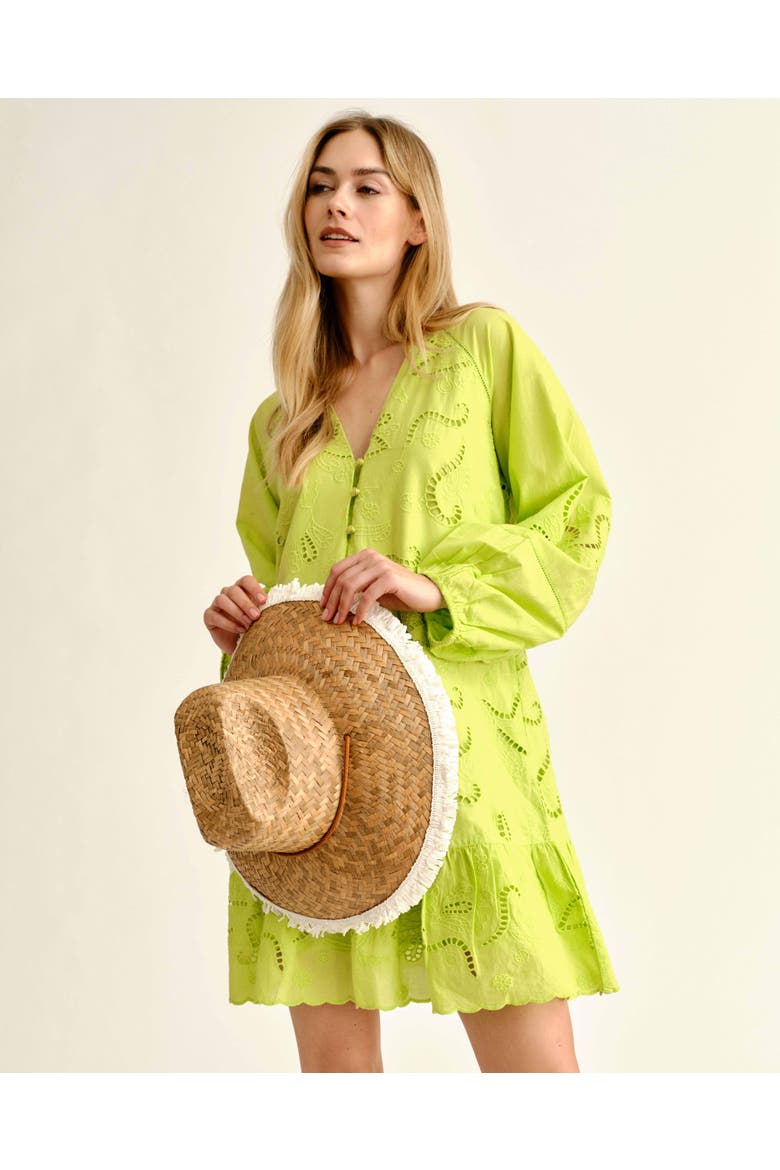 Selwin Eyelet Mini Dress