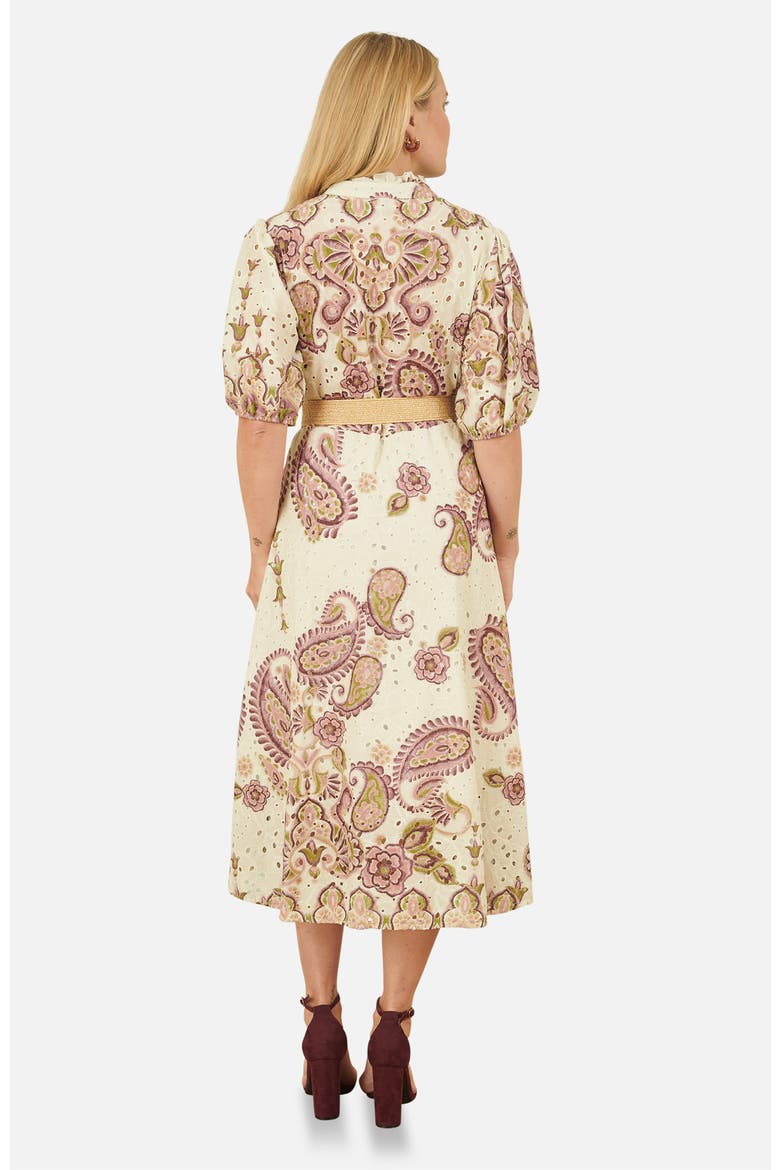 Broderie Anglaise Cotton Midi Dress