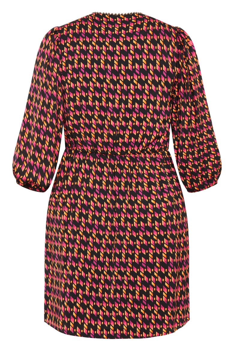 Georgie Print Long Sleeve Dress