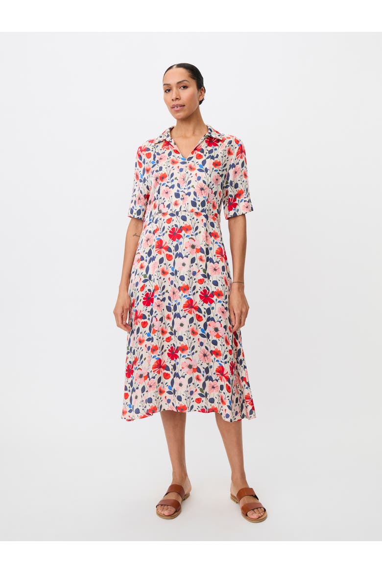 Collared Midi Shirt Dress