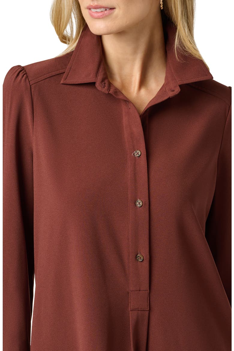 Hailey Button-Up Shift Shirtdress