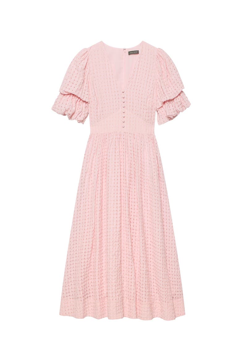 Checked Midi Dress