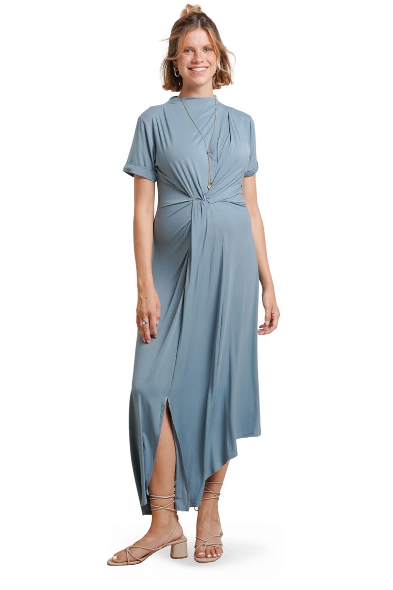 Talia Maternity Twist Dress