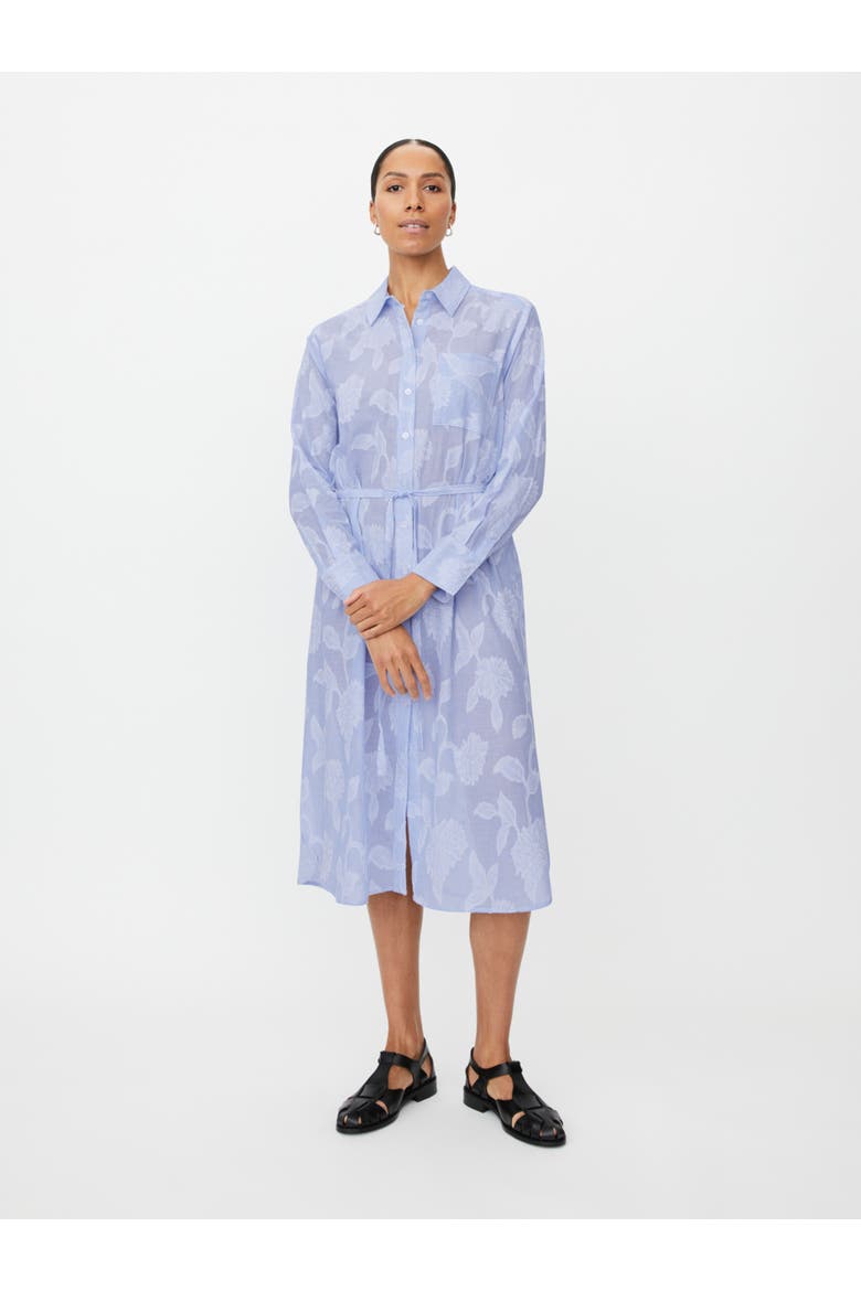 MaNivalina Floral Print Midi Shirt Dress
