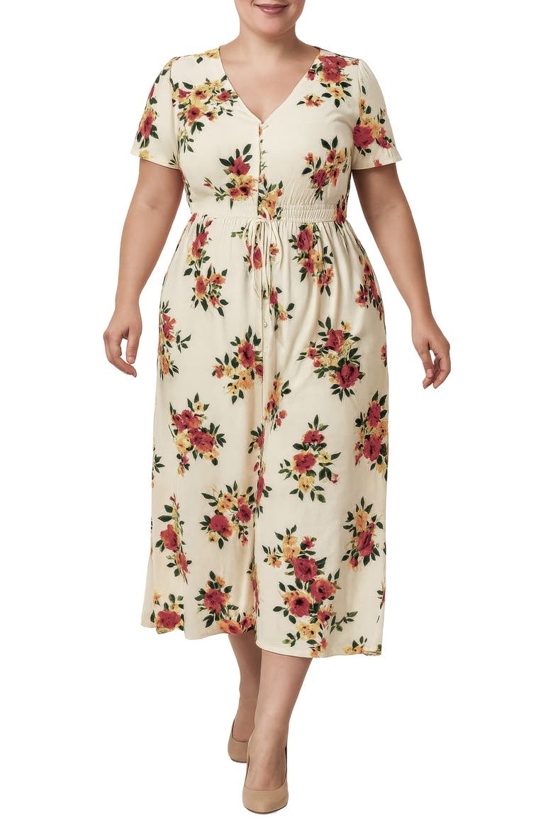Floral Midi Shirtdress