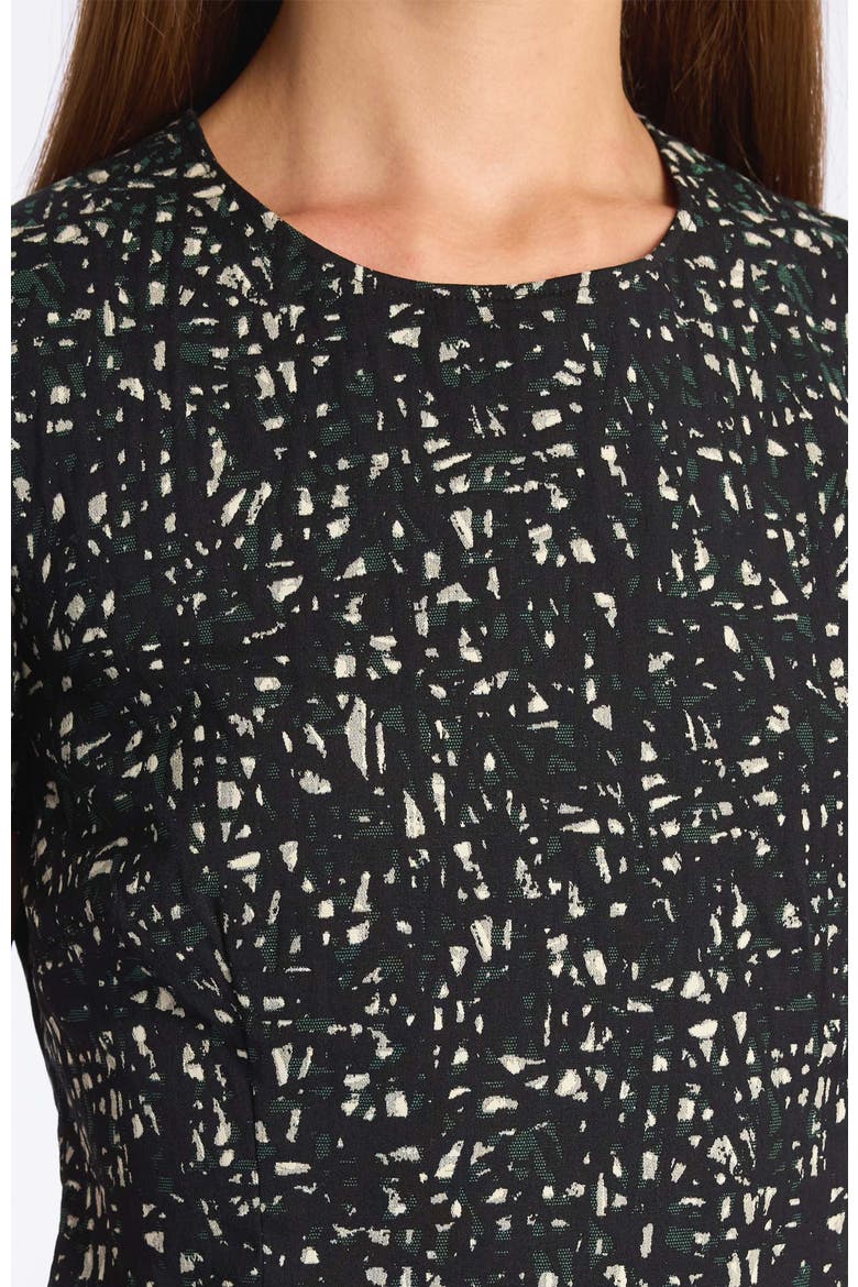 Moira A-Line Sheath Dress in Stretch Jacquard