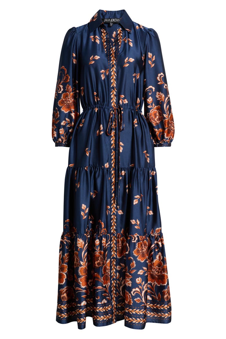 Printed Shirtdress