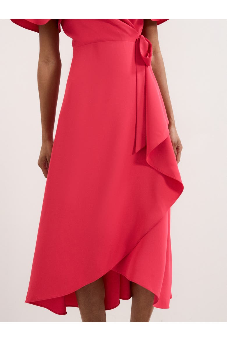 Julissa Short Sleeve Wrap Midi Dress
