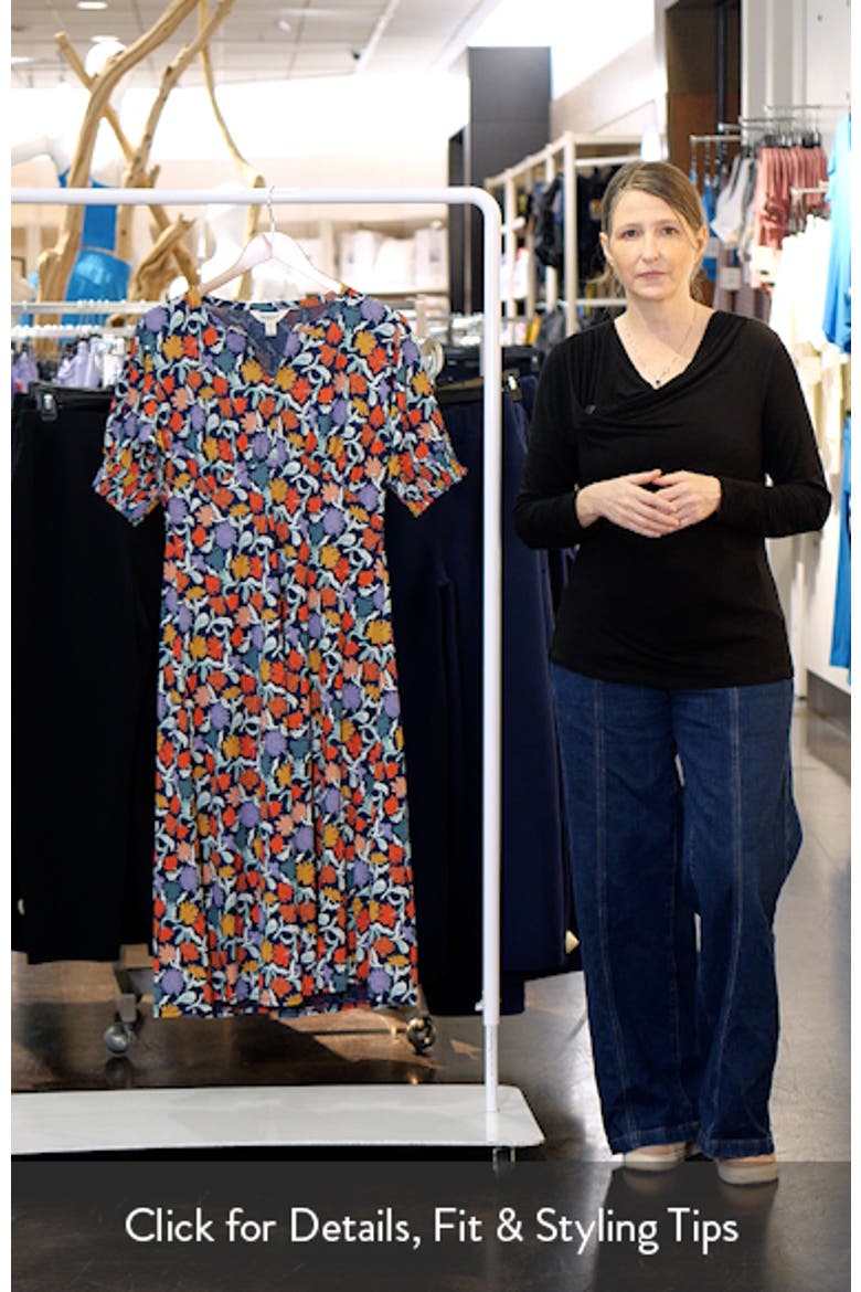 Fenil Floral Midi Dress