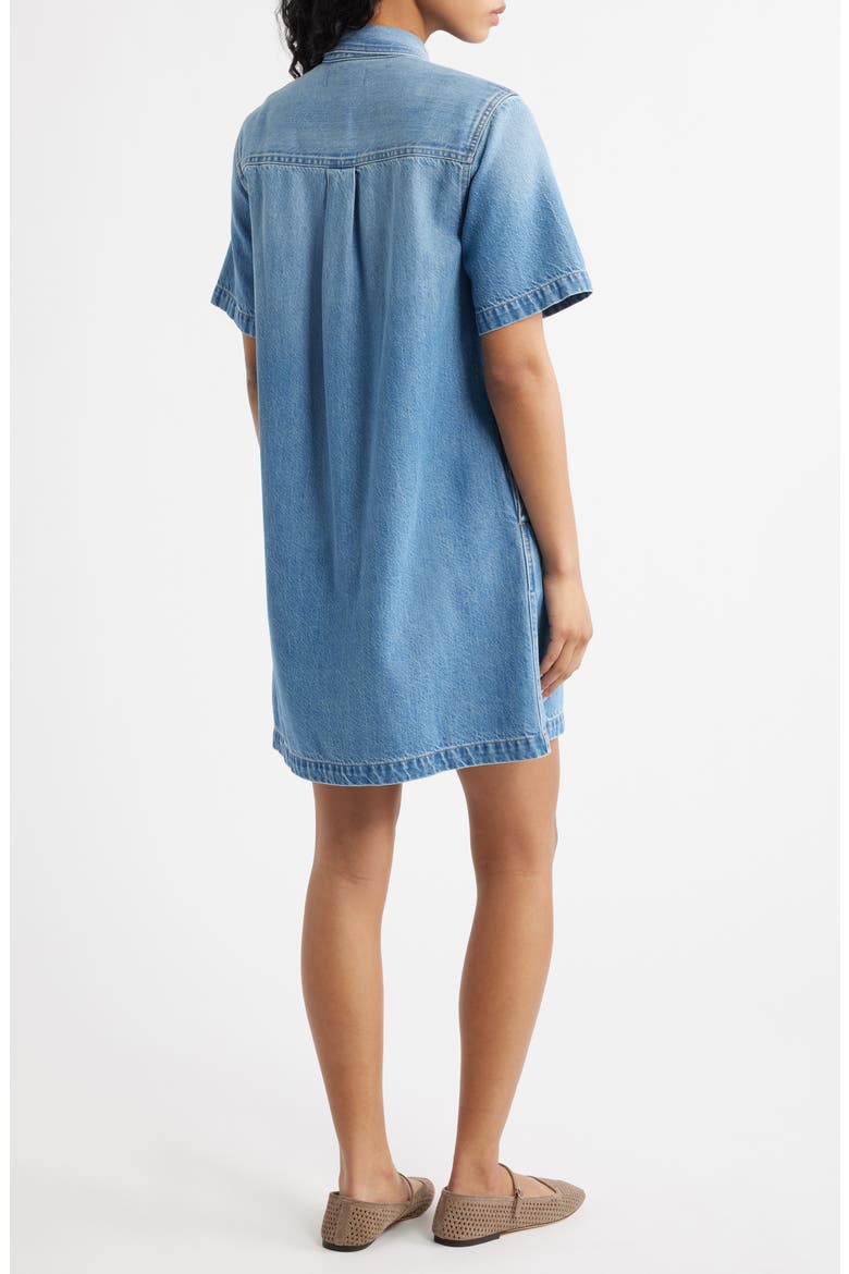 Denim Boxy Shirtdress