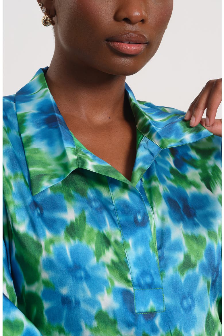 Print Midi Shirtdress