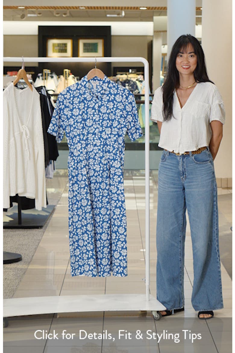 Organic Cotton Midi Shirtdress