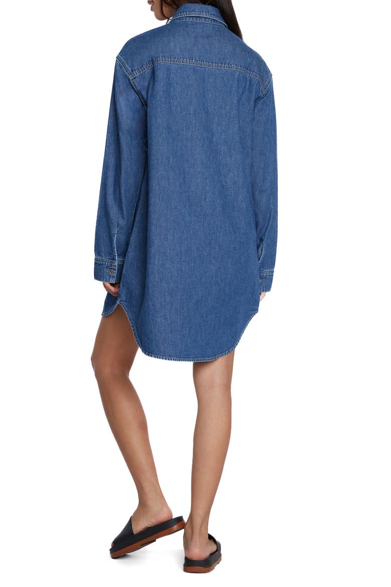 Oversize Denim Shirtdress