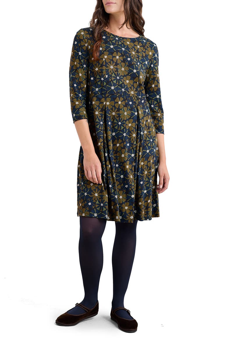 Witch Hazel Floral Jersey Dress