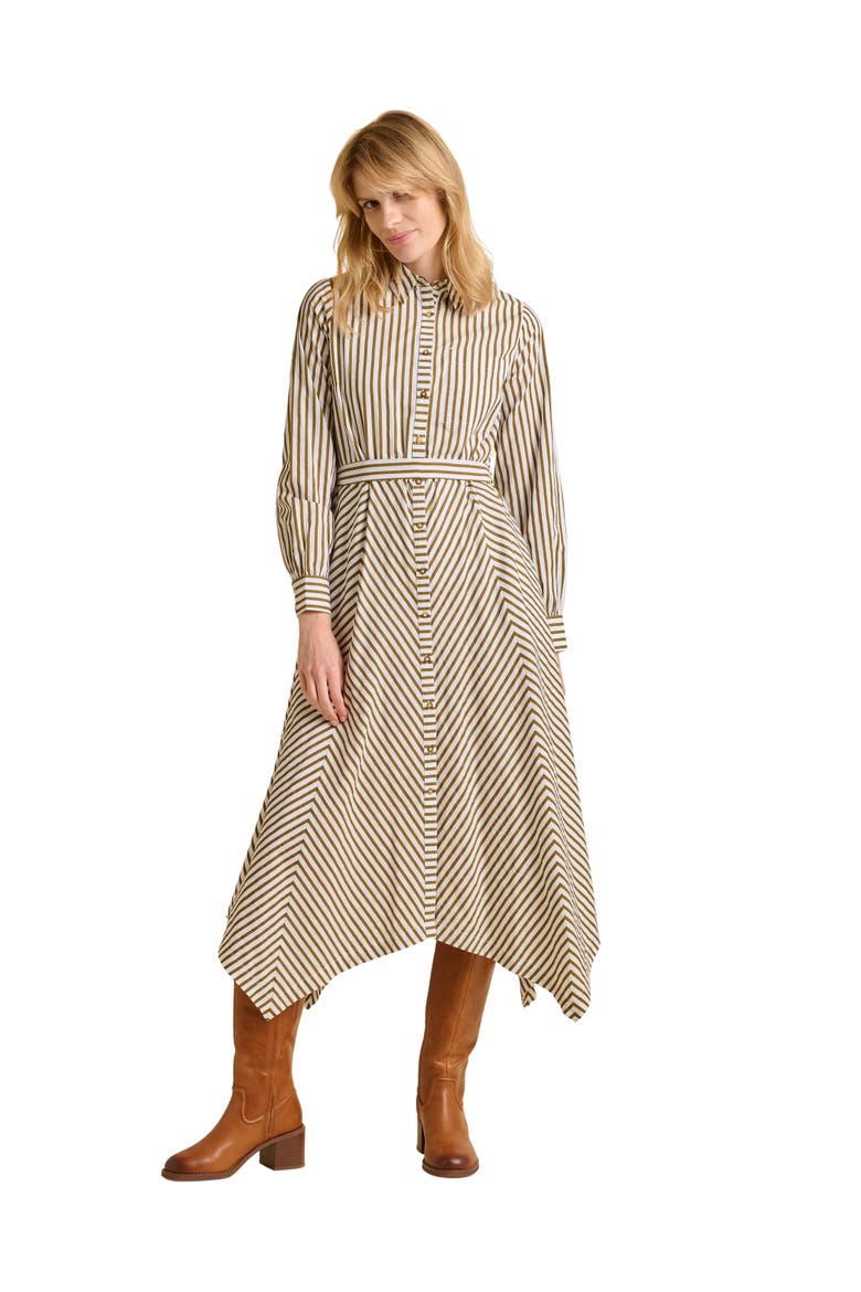 Forrest Long Sleeve Shirt Midi Dress