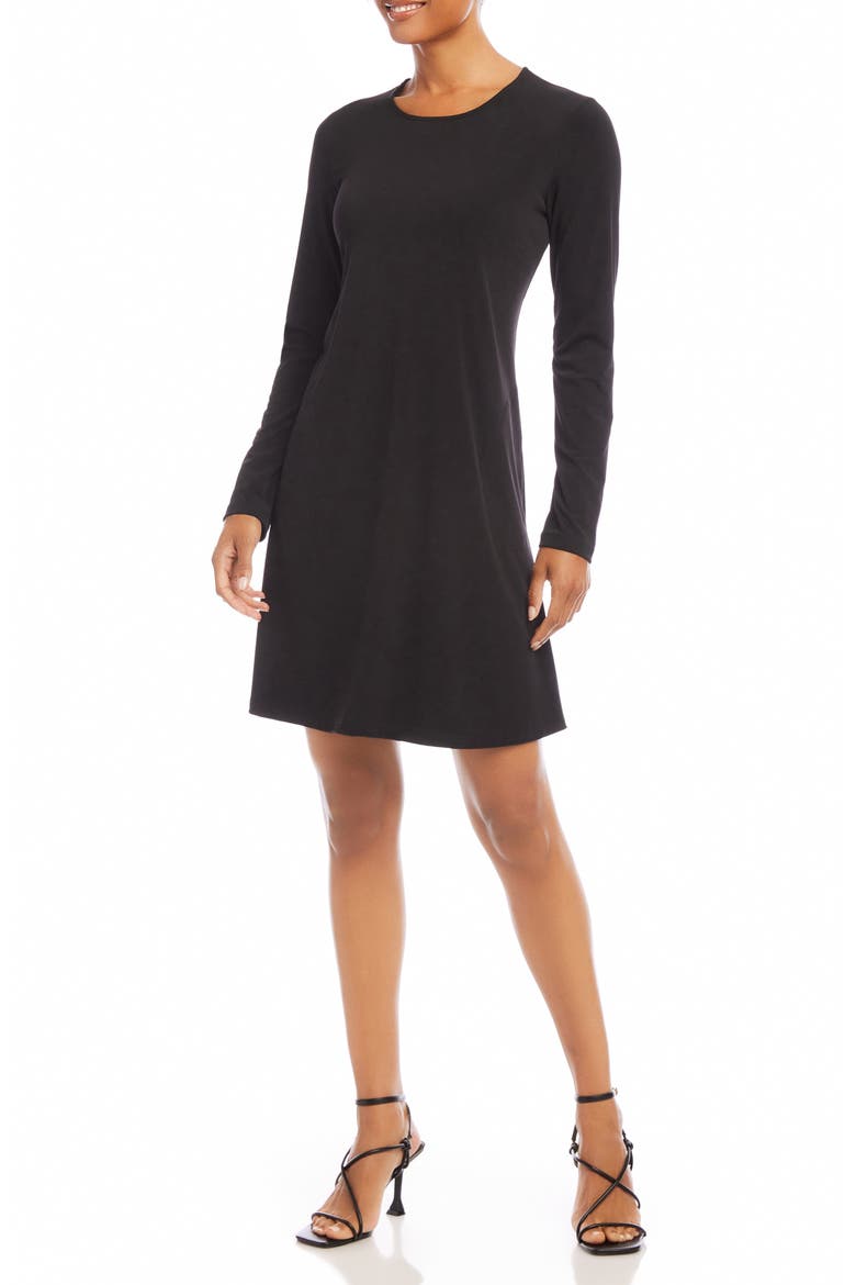 Long Sleeve Travel Jersey Minidress