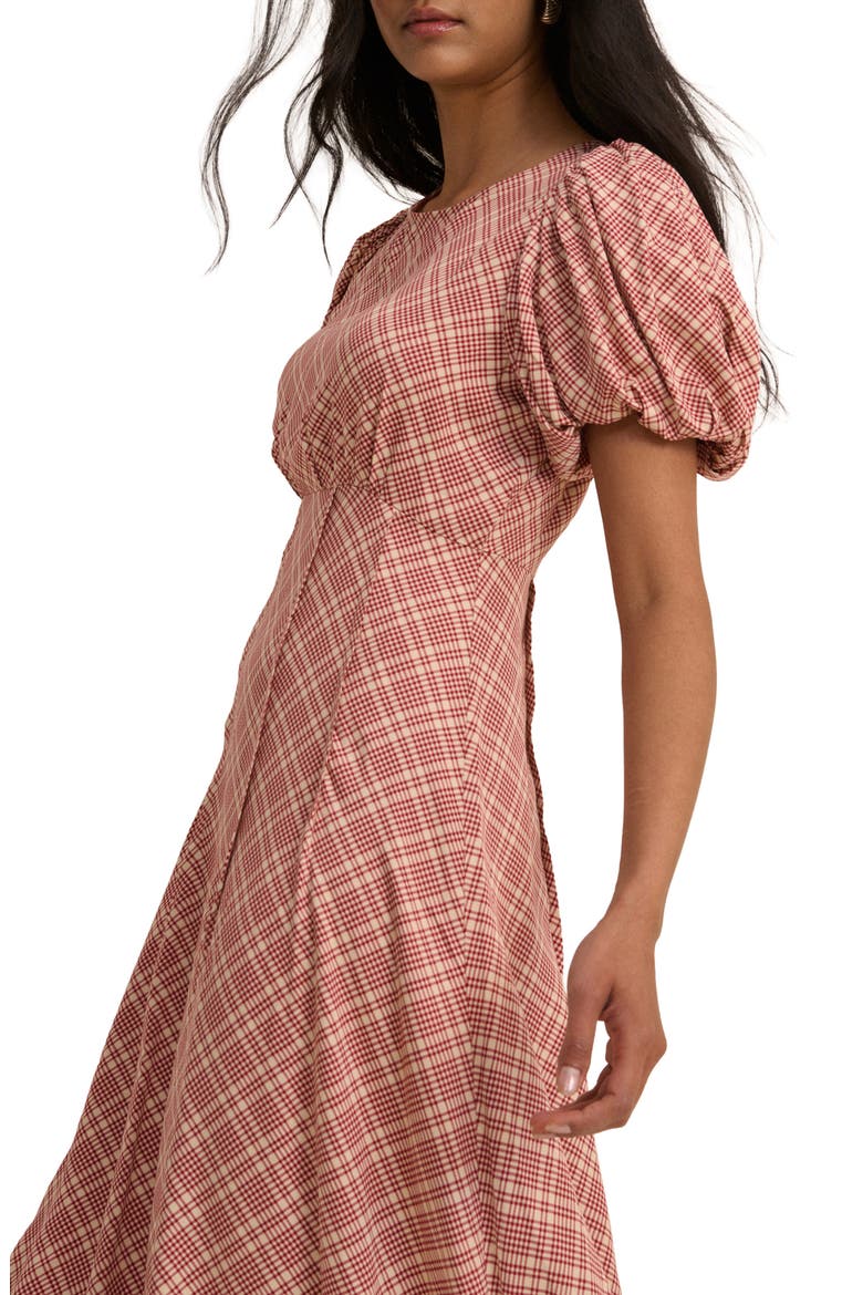 Quinn Puff Sleeve Midi Dress