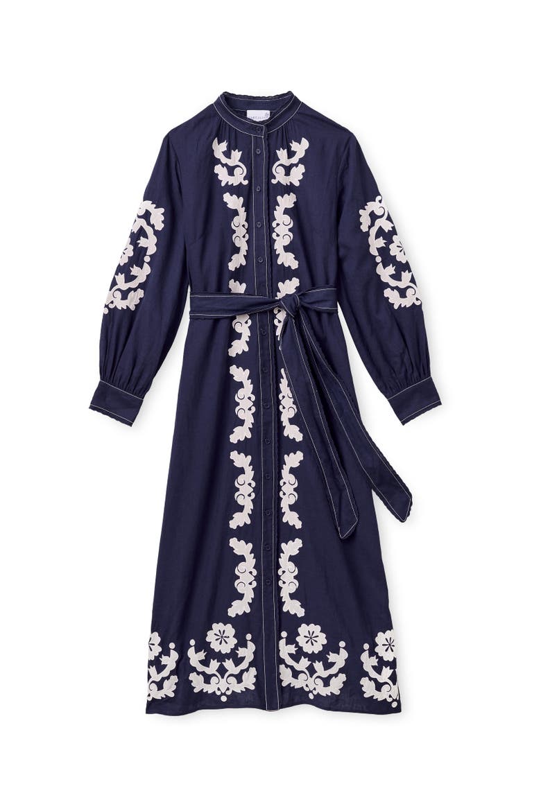 Ophelia Linen Midi Dress