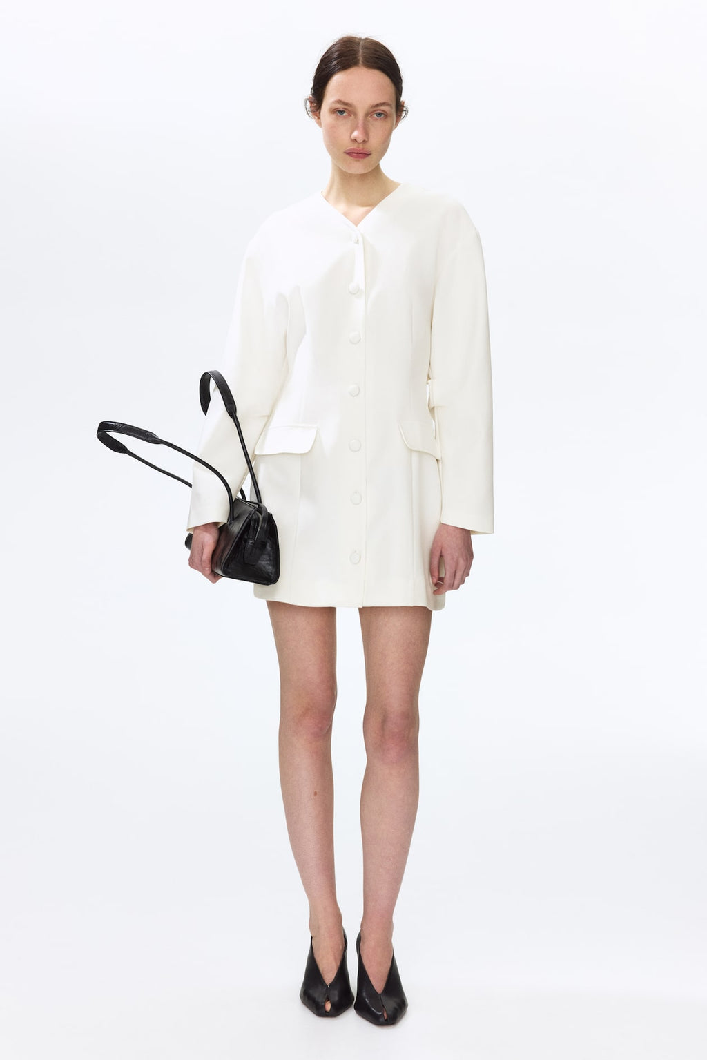 V-Neck Jacket Dress
