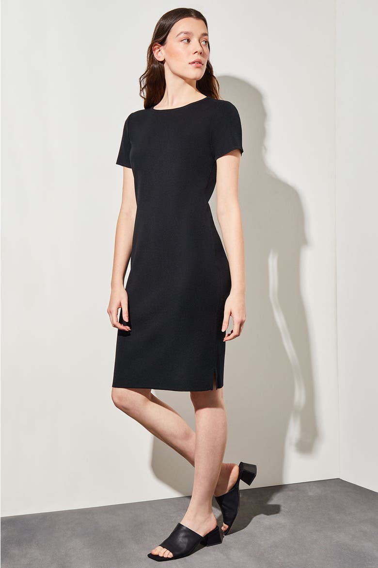 Short Sleeve Knit Dress