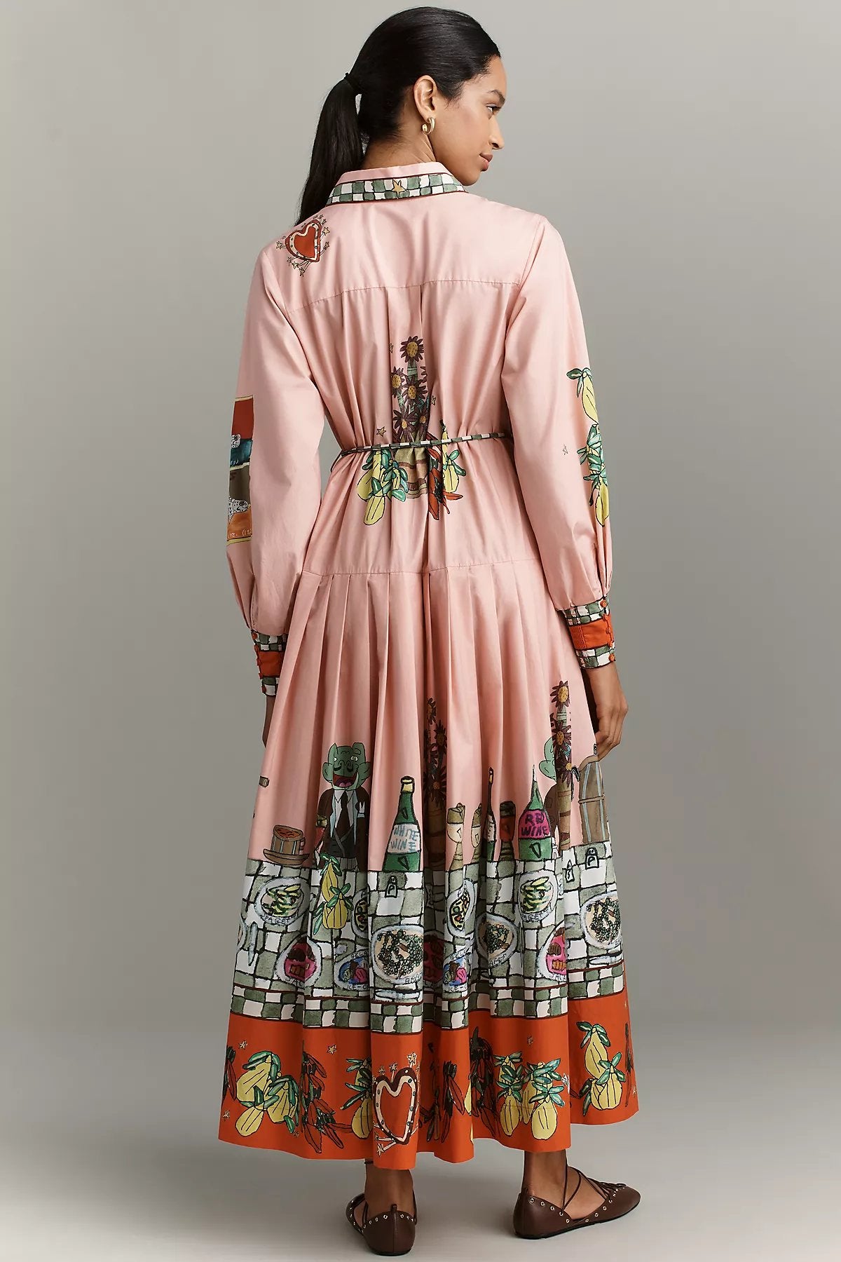 ALÉMAIS Contessa Cotton Midi Shirt Dress - Image 2