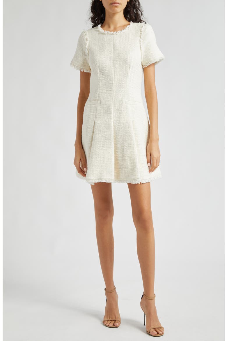 Nova Tweed Fit & Flare Dress