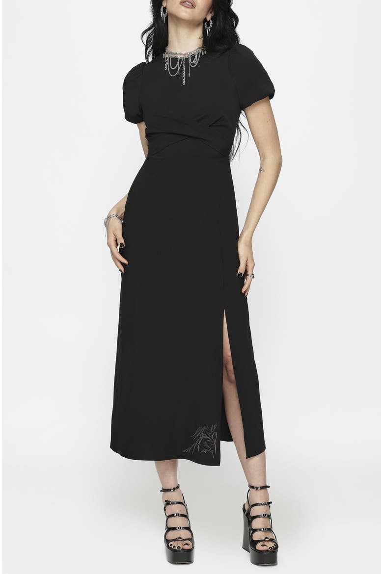 Aubrey Embroidered Midi Dress