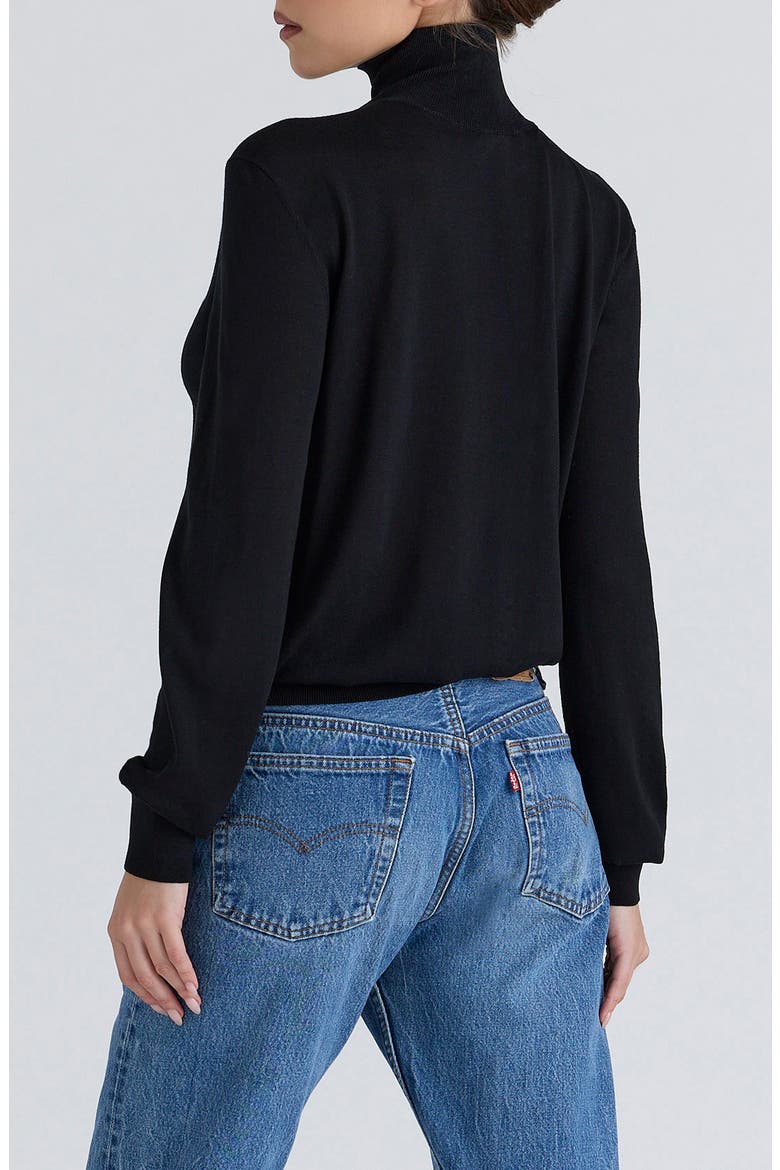 Angel Silk & Wool Blend Turtleneck Sweater