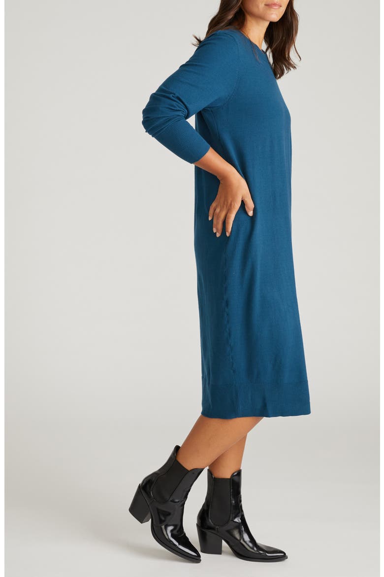Everyday Long Sleeve Midi Sweater Dress