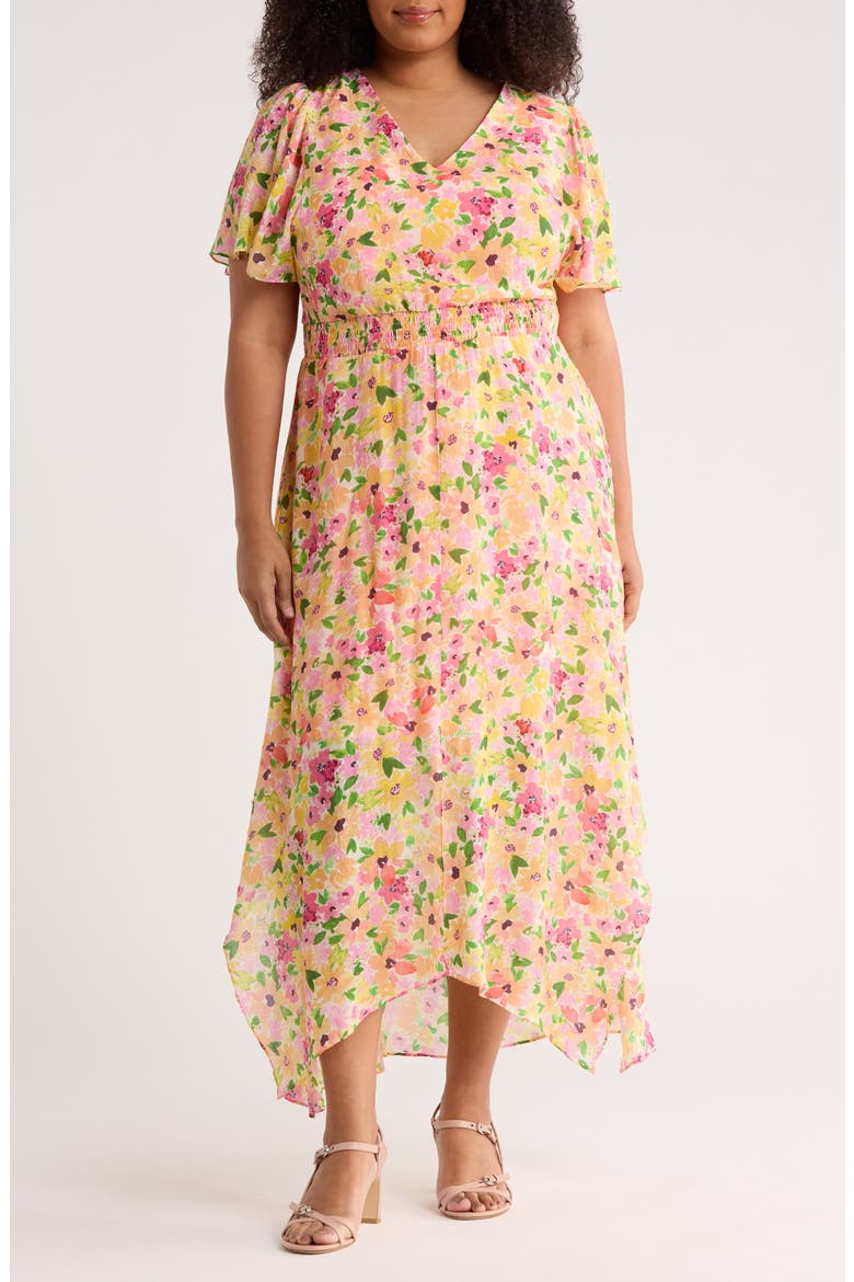 Smocked Waist Maxi Dress