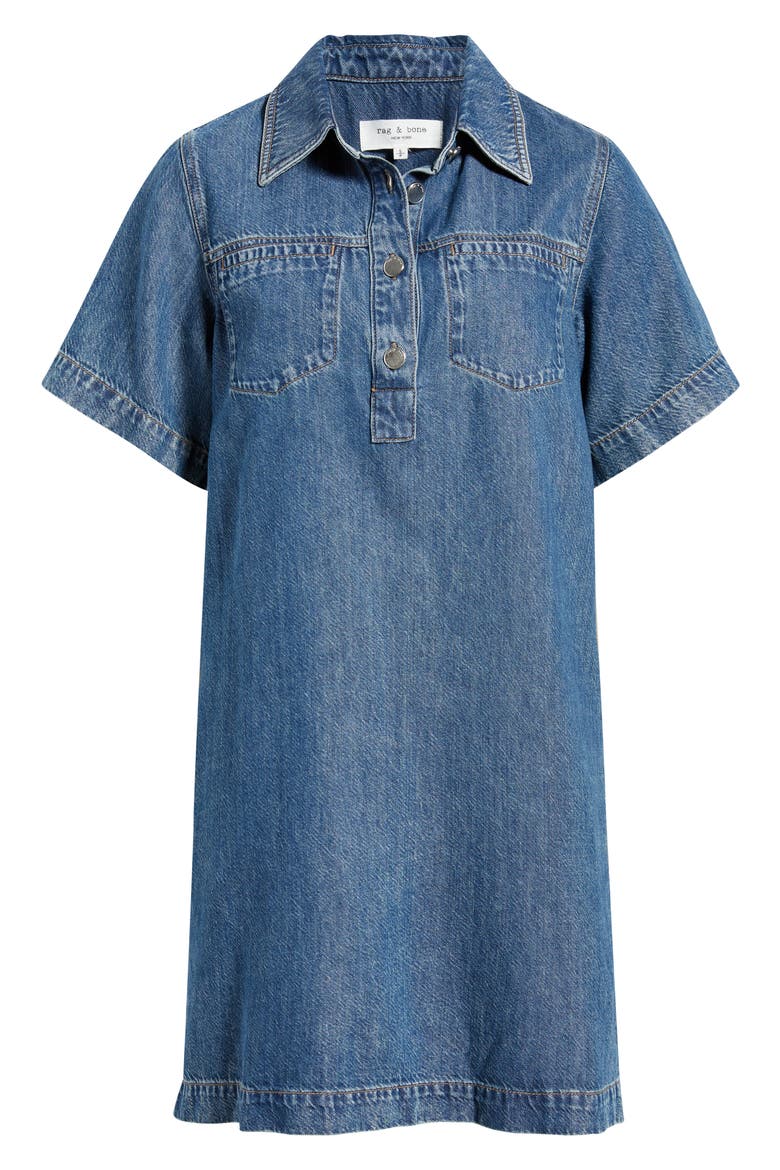Hayley Short Sleeve Denim Dress