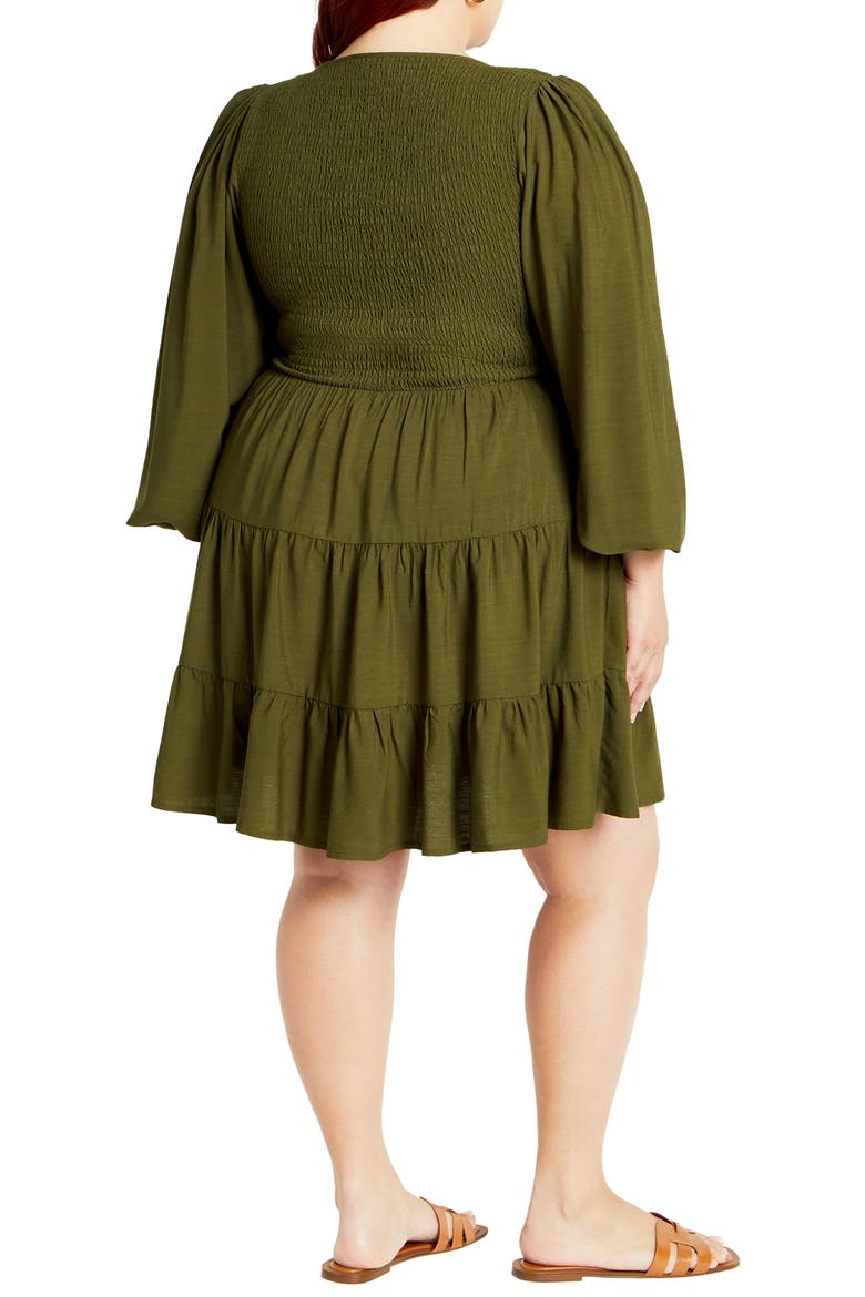 Iris Arielle Smocked Minidress
