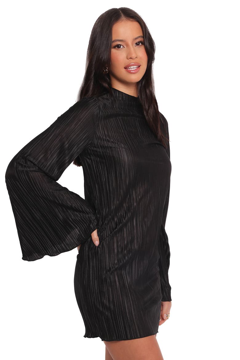 Cerise Long Sleeve Minidress