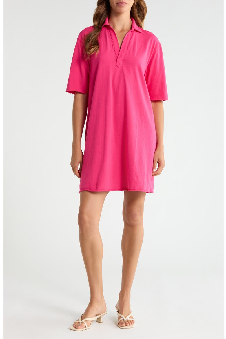 Cotton Polo Minidress
