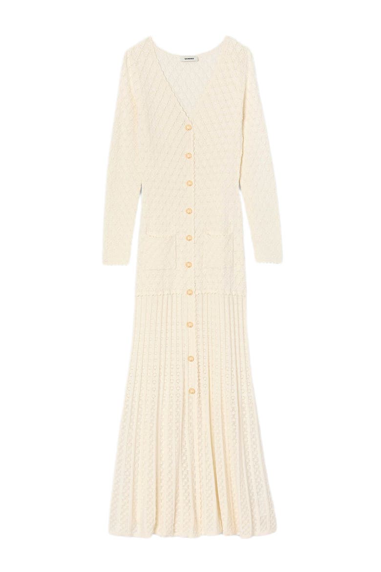 Fancy knit maxi dress