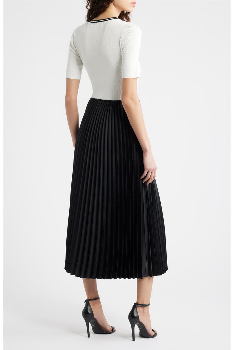 The Mave Mixed Media Sweater Dress